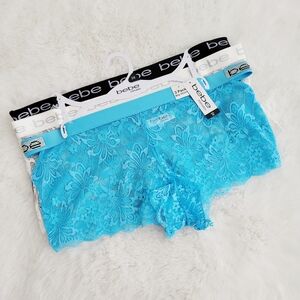 BEBE 3-PACK LACE SEXY BOYSHORTS SIZE 2X